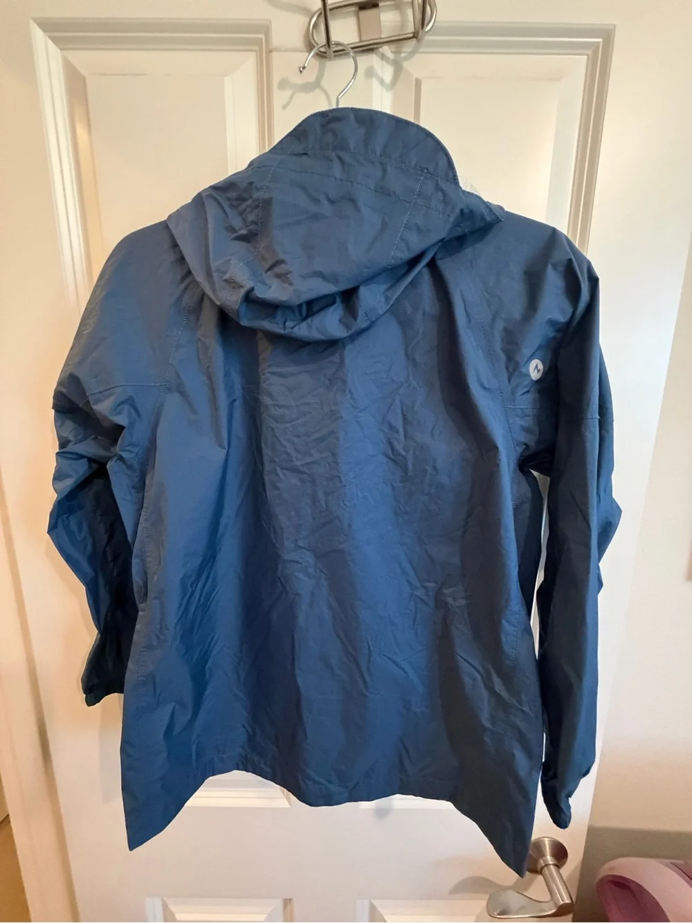 Kids navy blue Marmot rain jacket size large